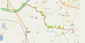 경기둘레길 43-1 서운면사무소-용정교 - 둘레길 GPS Track - GPS 월드 경기둘레길 43-1 서운면사무소-용정교