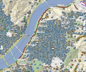 한강자전거길(잠실나루역-고덕수변공원) - 둘레길 GPS Track - GPS 월드 한강자전거길(잠실나루역-고덕수변공원)