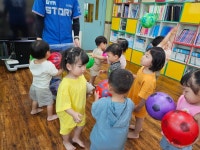 사랑이들의 놀이체육~~~ - 사랑가득친구들 - 꿈돌이예능어린이집 사랑이들의 놀이체육~~~