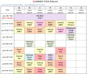 2025년 11월 프로그램 / 스케쥴 안내 - 스케쥴/ 수강료 - 아난다 요가명상 2025년 11월 프로그램 / 스케쥴 안내