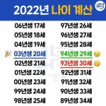 3주뒤 2022년 NEW 나이 업뎃 - 악플달면 쩌리쩌려버려 - ＊여성시대＊ 차분한 20대들의 알흠다운 공간 3주뒤 2022년 NEW 나이 업뎃