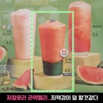 빽다방에서 수박바 흉내내려고 만든 젤리 수박 쥬스.jpg - 악플달면... 알흠다운 공간 빽다방에서 수박바 흉내내려고 만든 젤리 수박 쥬스.jpg