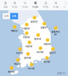 11월 말 날씨 예보 - 악플달면 쩌리쩌려버려 - ＊여성시대＊ 차분한 20대들의 알흠다운 공간 11월 말 날씨 예보
