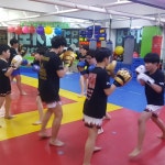 수련생들과 미트치기~~~ - 인천 남동구 대무팀카이져 - 대무 팀 카이져 수련생들과 미트치기~~~