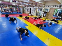 샌드백 킥차기!! - 인천 남동구 대무팀카이져 - 대무 팀 카이져 샌드백 킥차기!!