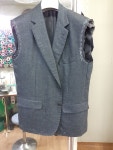 명품 (Brioni)정장 상의 사이즈 리폼 - 옷 수선 Tip - 종각 옷 수선 명품 (Brioni)정장 상의 사이즈 리폼