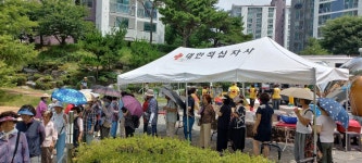 양산시협의회 상반기 마지막 이동 무료급식봉사 - ☎ - 양산지구협의회 - 대한적십자사봉사회 경남지사협의회 양산시협의회 상반기 마지막 이동... 