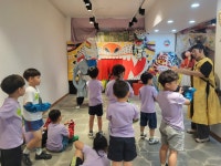 2차시 7월 18일(금) 오후: 성신유치원 기쁨반 18명중 13명 - 2025... 극단 꼭두광대 2차시 7월 18일(금) 오후: 성신유치원 기쁨반 18명중 13명