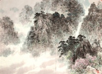 효원 정창모 화백 작품 - 동창 사진 방( 과 )풍경사진) - 浩 根 書 堂[ 書 院} 효원 정창모 화백 작품