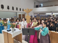 흥해성당 창조주의 어머니, 사랑의 중재자Cu 아치에스행사(3/22)-2 - 선교위원회 - 루르드의 성모 마리아 흥해성당 루르드의 성모 마리아 흥해성당