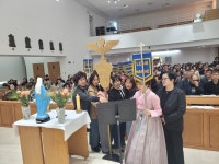 흥해성당 창조주의 어머니, 사랑의 중재자Cu 아치에스행사(3/22)-1 - 선교위원회 - 루르드의 성모 마리아 흥해성당 루르드의 성모 마리아 흥해성당