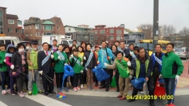 봄맞이대청소 - ─자율방재단 ♣ - 마천1동 주민자치회관 봄맞이대청소