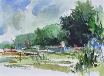 2025년 6월15일사생작품 1 - 회원작품방 - 한국야외수채화가회 2025년 6월15일사생작품 1