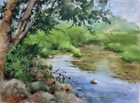 남양주 종강작~김연정샘 작품 - 회원작품방 - 한국야외수채화가회 남양주 종강작~김연정샘 작품