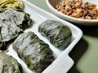 여름철 배앓이를 막아주는 따뜻한 성질 우엉잎 쌈밥 - 음식 영화방 - 대림동 대민산악회 여름 별미 우엉잎. 여름철 배앓이를 막아주는 따뜻한 성질... 