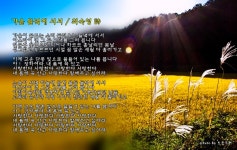 🎵가을 들녘에 서서 / 최숙영 시, 이안삼 작곡 / 테너 박창근 & photo... 카페 🎵가을 들녘에 서서 / 최숙영 시, 이안삼 작곡 / 테너 박창근... 