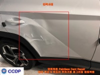 현대 투산N 뒤도어 주차기둥 접촉 찌그러짐 덴트복원 복원포기 우박덴트복원 창동덴트 방배동덴트 서울덴트복원 - CCDP덴트복원사진들... 