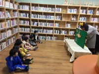 사상구종합사회복지관-작은도서관견학 - 지역사회연계활동 - 하늘향기어린이집 사상구종합사회복지관-작은도서관견학