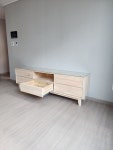 삼봉지구 우미린 편백 거실장 티비장 - ┌편백거실장 - 가구만들기나누미 삼봉지구 우미린 편백 거실장 티비장