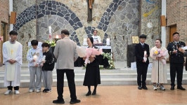 수녀님 영명 축일,전 신자 나눔 잔치 - ♡ 용머리 이야기 - 천주교... 입교식, 혼인 갱신식, 강신문 벨라뎃다 수녀님 영명 축일,전 신자 나눔 잔치