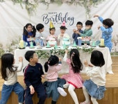 [가람] 4월 생일 잔치🎂 - 가람반 - 즐거움이 가득한 라온유치원 [가람] 4월 생일 잔치🎂