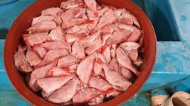 빨간열기 작업했어요 - 속초 코다리,복어 - 부치미네참살이 빨간열기 작업했어요