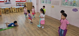 체육시간ㅡ코퍼밴드& 라텍스밴드 - ☺4세 새싹1반☺ - 행복엔젤유치원 엔젤어린이집 체육시간ㅡ코퍼밴드& 라텍스밴드