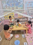 모기장에서 놀아요. - ☺4세 새싹2반☺ - 행복엔젤유치원 엔젤어린이집 모기장에서 놀아요.