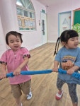 체육시간- 코퍼밴드&라텍스밴드 - ☺4세 새싹2반☺ - 행복엔젤유치원 엔젤어린이집 체육시간- 코퍼밴드&라텍스밴드