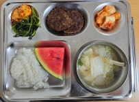 2025년 8월 6일 (수) 점심식사 - 식단표 - 서부장애인복지센터 2025년 8월 6일 (수) 점심식사