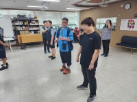 장애인댄스스포츠생활체육교실 11회차 - 장애인평생교육 - 사)김해서부장애인자립생활센터 장애인댄스스포츠생활체육교실 11회차