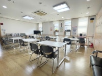 프로그램실 테이블 교체 - 센터시설 - 갈현동성당데이케어센터 프로그램실 테이블 교체