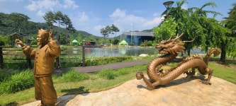 낙동강 둑길 예천구간(상풍교~영풍교~쌍절암숲길~삼강주막) - 둘레길... 호산광인) 낙동강 둑길 예천구간(상풍교~영풍교~쌍절암숲길~삼강주막)
