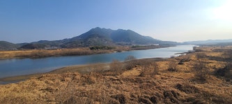 남강 둑길 진주-의령구간(한실마을입구~산방마을~전지미~정암교) - 아름다운 둘레길 - 강과 산과 길과 시(강,산,도,시) 남강 둑길 진주-의령구간... 