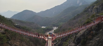 거창 우두산(항노화힐링랜드입구~바리봉~장군봉~의상봉~마장재~출렁다리~항노화힐링랜드) - 경남의 산 - 강과 산과 길과 시(강,산,도,시) 거창... 