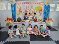 [생일잔치] 7월생일잔치- 애밀.서하.유호 - ┌25[노랑별님A반]───☆┐ - 김해큰세상어린이집 [생일잔치] 7월생일잔치- 애밀.서하.유호