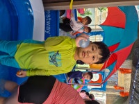 물놀이를 했어요. - ┌25[파란하늘반]───☆┐ - 김해큰세상어린이집 물놀이를 했어요.