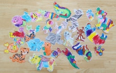 - 6세 들꽃향기반 - 세상의 중심 가온어린이집 11월 21일 옥상놀이터 활동 / 동물원프로젝트-동물원에 살아요.