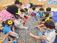 ♡ 해바라기를 탐색해요♡ - 오감체험,비고츠키한자 - 사랑의열매어린이집 ♡ 해바라기를 탐색해요♡