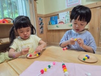 물풍선 놀이 - 들꽃향기 사진첩 - 산들 어린이집 물풍선 놀이