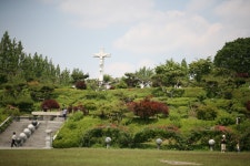 안성 죽산성지. - 성지순례 가족 사진 - 조원동주교좌성당 안성 죽산성지.