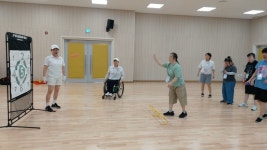 7월 21일 - 장애인 재활 체육 프로그램 3회차 - 서구 평생학습센터 장애인 재활 체육 프로그램 - 서대구주간보호센터 7월 21일 - 장애인 재활... 