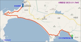 서해랑길 28차(58 + 57코스일부, 춘장대해변~선도리갯벌체험마을... 28차(58 + 57코스일부, 춘장대해변~선도리갯벌체험마을~해창버스정류장)