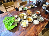 제주도맛집 - [제주선일] 제주도 여행 관광 여행코스 숙소 정보 가득 카페 제주 에코랜드 맛집으로 꽤 유명한 낭뜰에쉼팡 건강한밥상이죠