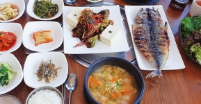 제주 조천 식당 대오 고등어쌈밥 제육볶음 두부한접시 몸국 2인분 - 제주도맛집 - [제주선일] 제주도 여행 관광 여행코스 숙소 정보 가득 카페... 