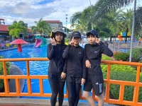 12월 23일 주말 활동 수영장 - 23년 겨울 캠프 사진(20기) - MJS(미주샘) 어학원_필리핀 영어캠프, 어학연수 12월 23일 주말 활동 수영장