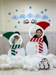 ＜1차 O.T＞ 눈사람 포토존☃️❄️ - 예비 꿈동이들의 하루^^ - 꿈내리유치원 ＜1차 O.T＞ 눈사람 포토존☃️❄️
