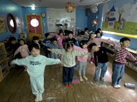 허수아비와 참새 - 하늘반(만4세) - 토끼와 당근 어린이집 허수아비와 참새