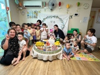 8,9월 생일파티🎂🎉 - 견학&행사 사진 - 인천24시 꿈나무어린이집 8,9월 생일파티🎂🎉
