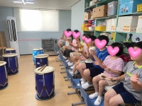 2024년 8월 두드림 난타교실 - 두드림 난타교실 - 회원한솔지역아동센터 회원한솔지역아동센터